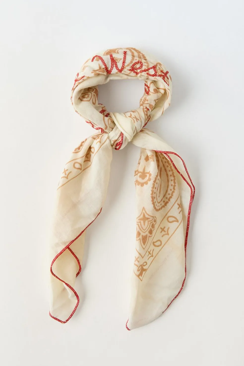 BANDANA COWBOY COM BORDADO-ZARA Shop