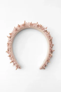 ZARA Acessórios / Bijuteria|Lingerie^BANDOLETE COM LANTEJOULAS E MISSANGAS Rosa-pálido