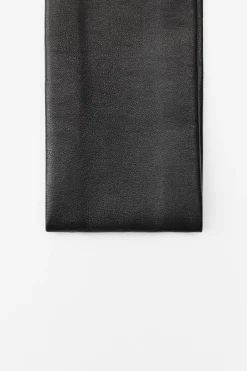 ZARA Acessórios / Bijuteria^BANDOLETE EM PELE ELÁSTICA Preto