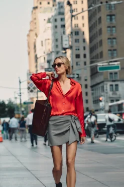 ZARA Saias / Calções^BERMUDAS LAÇO Cinzento