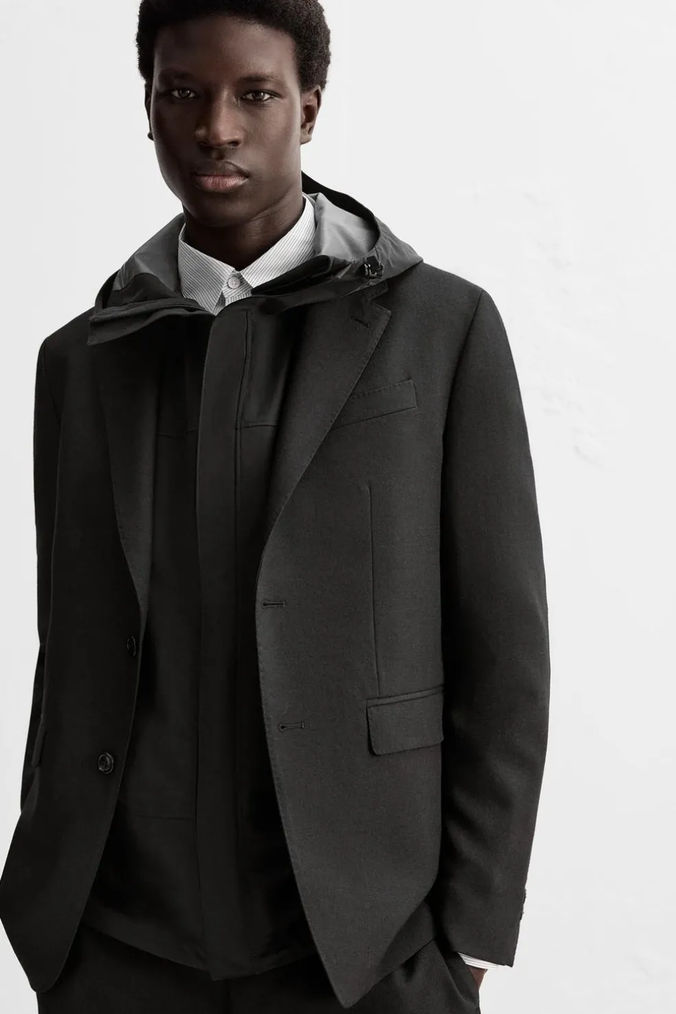 ZARA Blazers^BLAZER 100% LÃ Preto