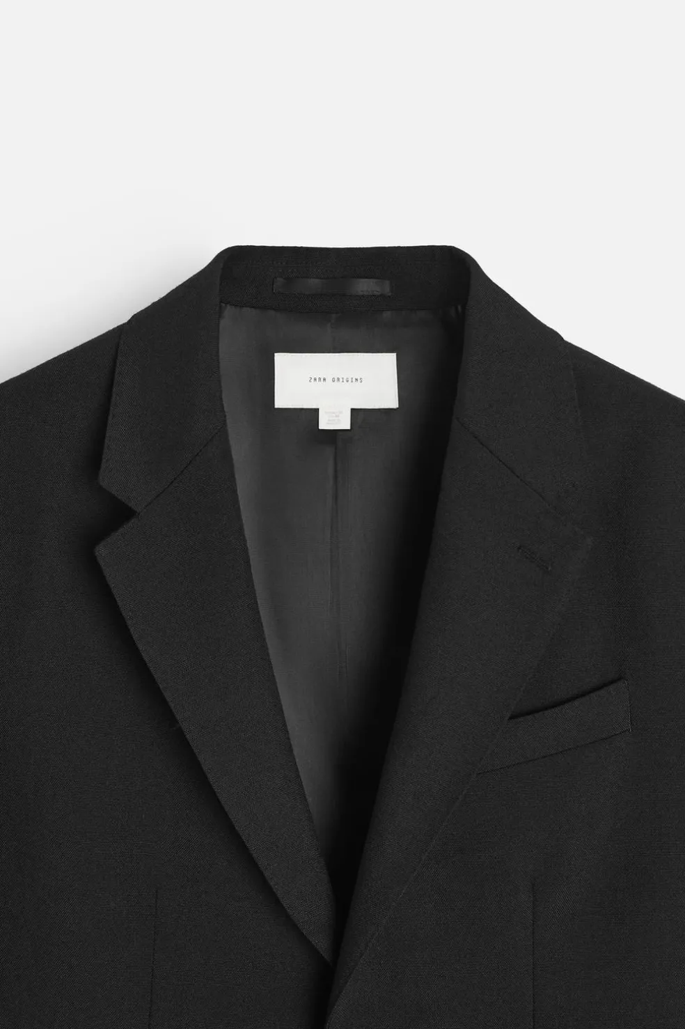 ZARA Blazers^BLAZER 100% LÃ Preto