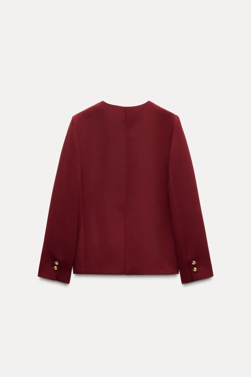 ZARA Blazers / Coletes^BLAZER BOTÕES ZW COLLECTION Borgonha