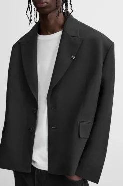 ZARA Blazers^BLAZER CINTA COSTAS Preto