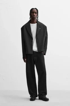 ZARA Blazers^BLAZER CINTA COSTAS Preto