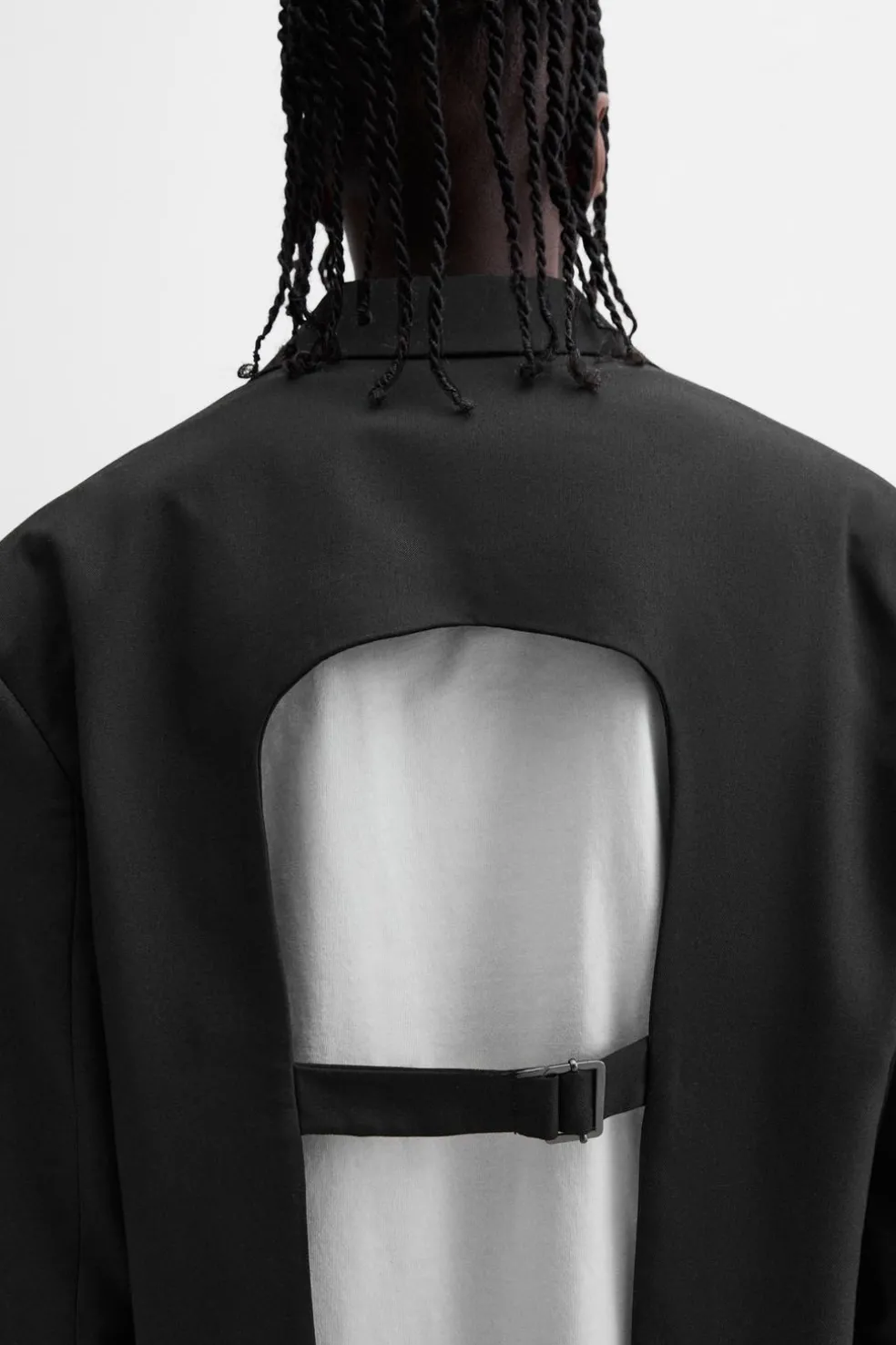 ZARA Blazers^BLAZER CINTA COSTAS Preto