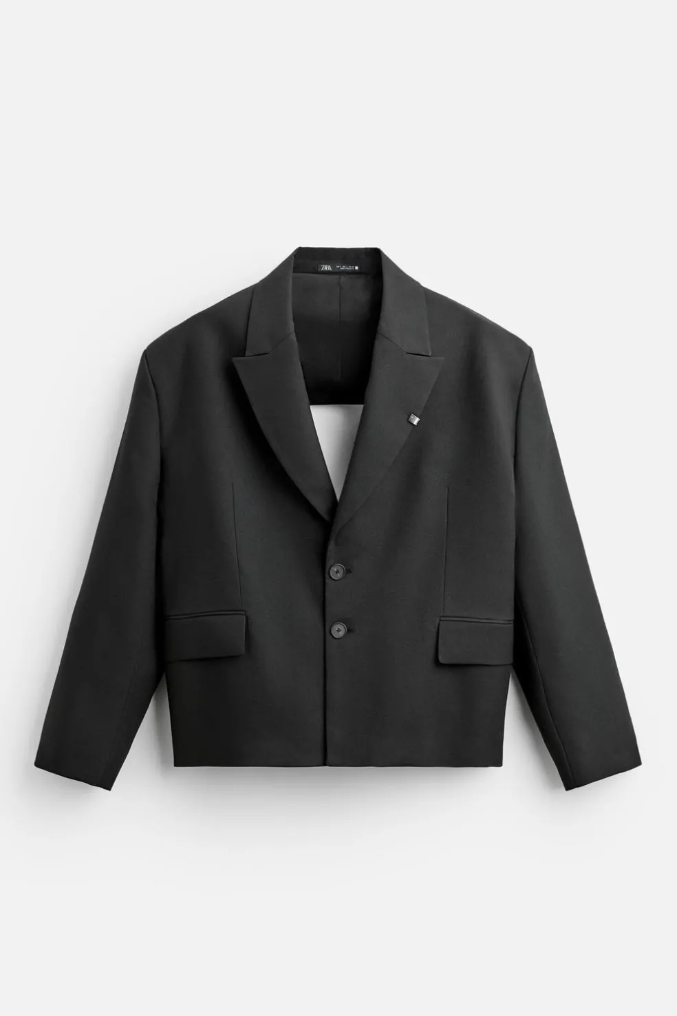 ZARA Blazers^BLAZER CINTA COSTAS Preto