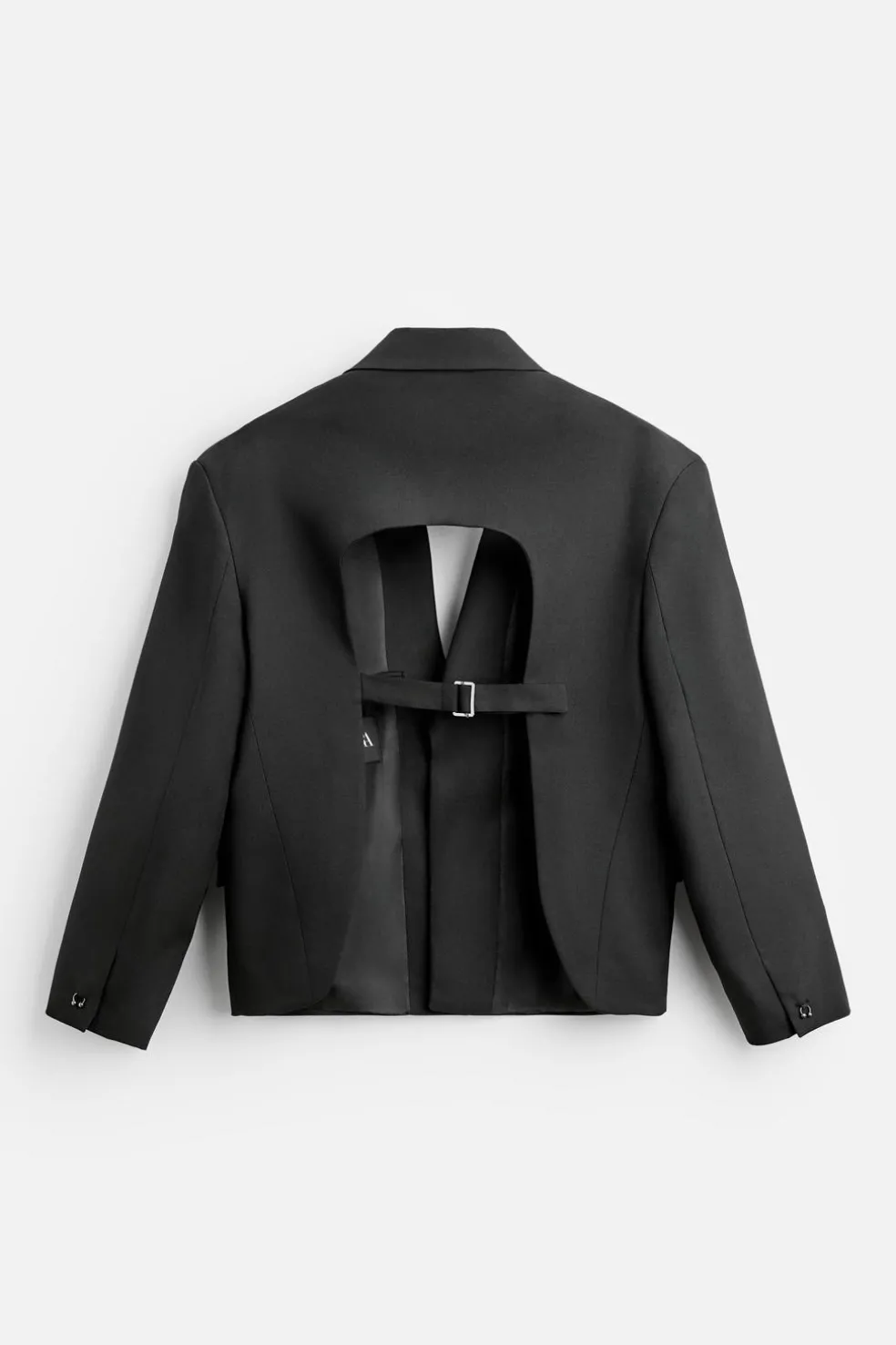 ZARA Blazers^BLAZER CINTA COSTAS Preto