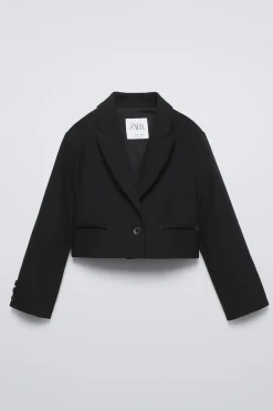 BLAZER CROPPED-ZARA Discount