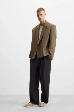 ZARA Blazers^BLAZER CROPPED FIT COM LÃ torrado
