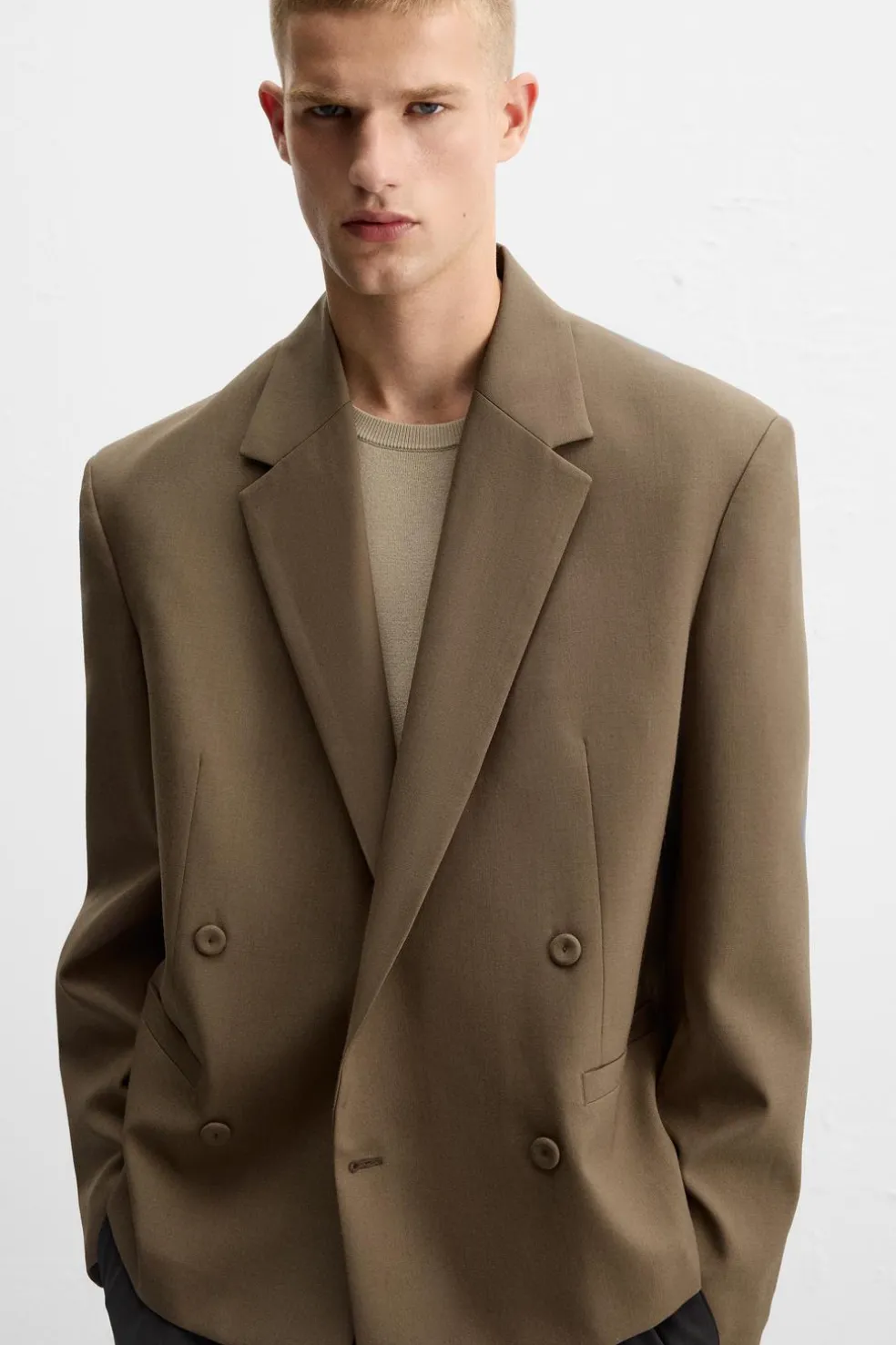 ZARA Blazers^BLAZER CROPPED FIT COM LÃ torrado