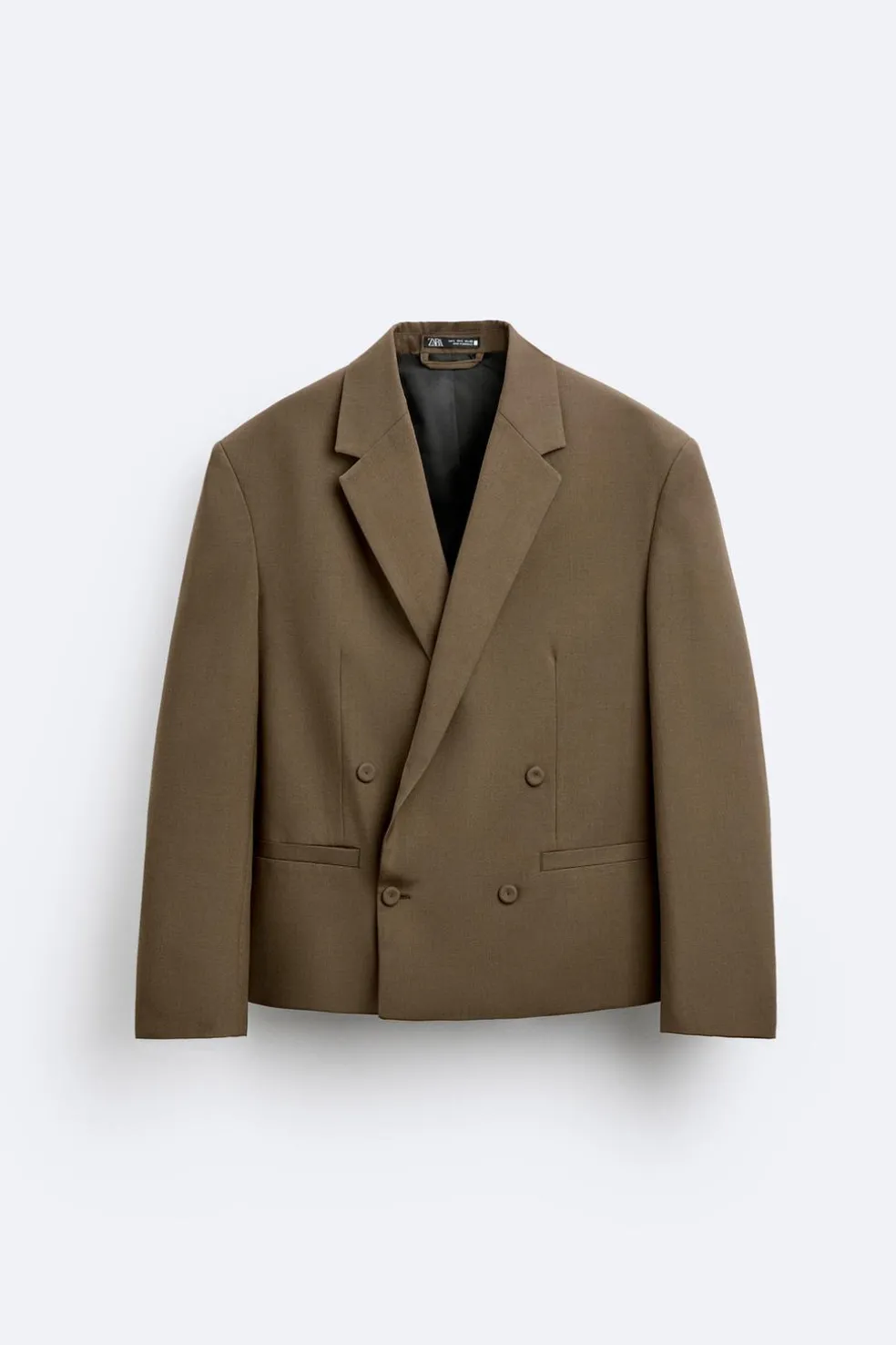ZARA Blazers^BLAZER CROPPED FIT COM LÃ torrado