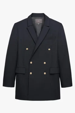 ZARA Blazers^BLAZER CRUZADO X STEFANO PILATI Azul-marinho