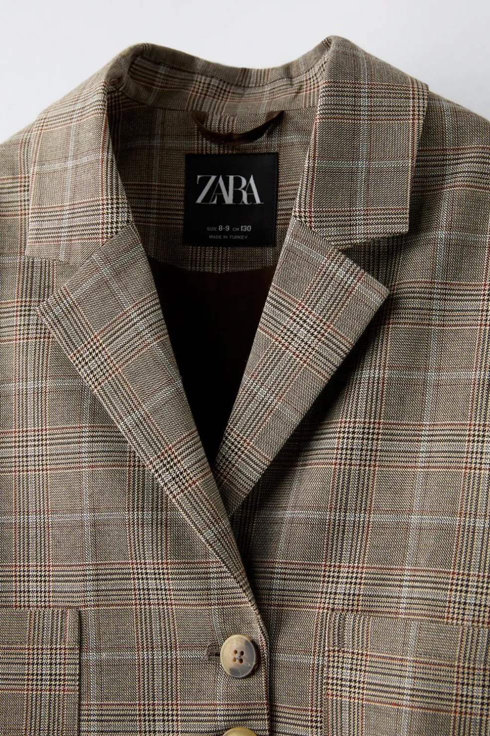 BLAZER CURTO AOS QUADRADOS-ZARA Hot