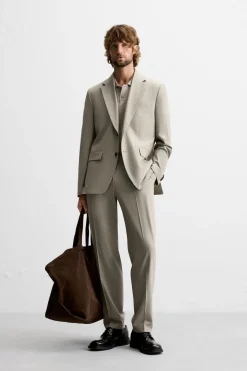 ZARA Blazers^BLAZER FATO torrado