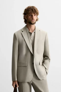 ZARA Blazers^BLAZER FATO torrado