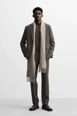 ZARA Blazers^BLAZER FATO QUADRADOS Castanho