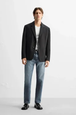 ZARA Blazers^BLAZER RELAXED FIT Preto