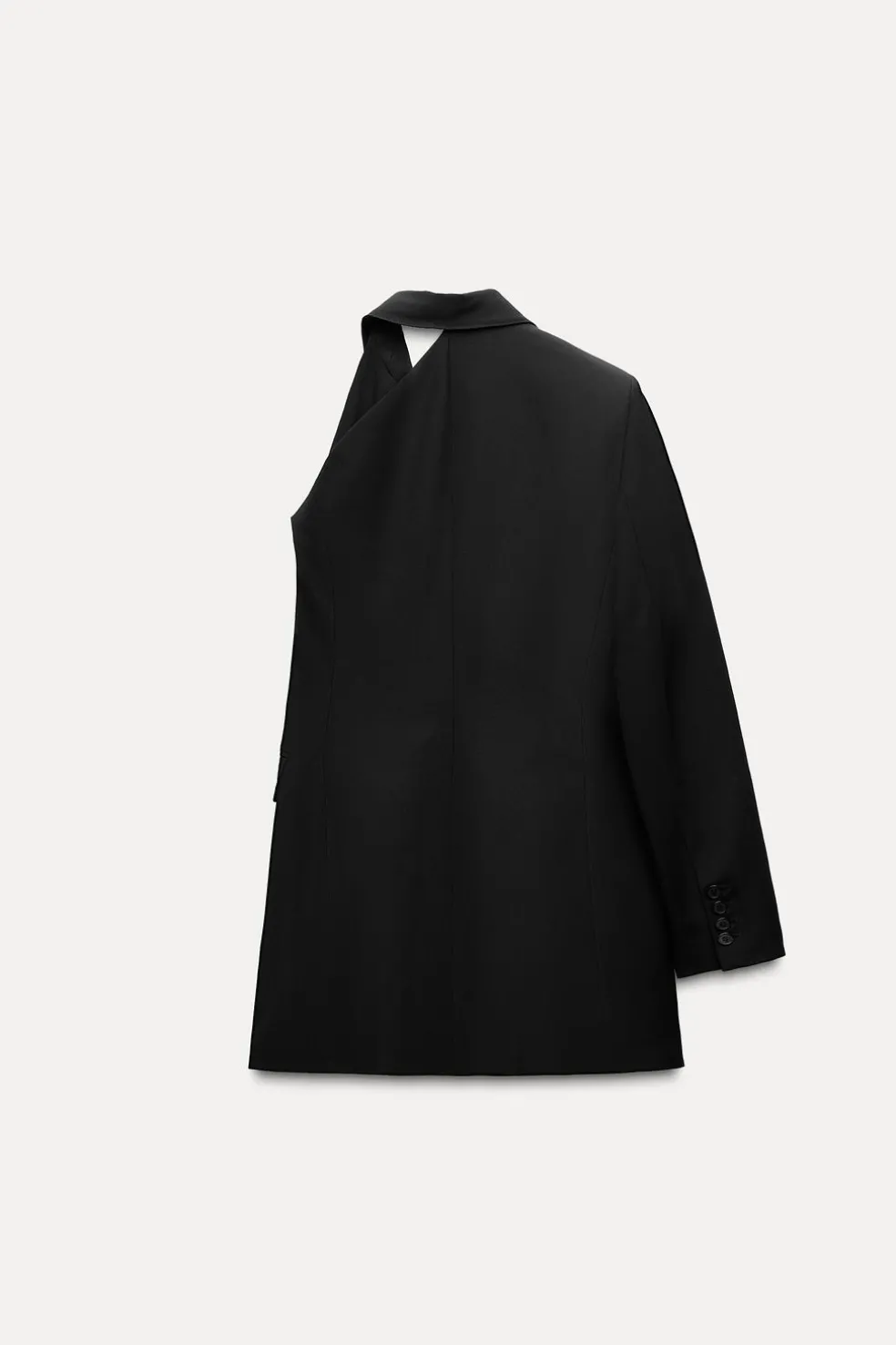 ZARA Vestidos^BLAZER VESTIDO ASSIMÉTRICO ZW COLLECTION Preto