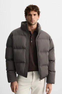 ZARA Vestuário De Inverno|Blusões^BLUSÃO ACOLCHOADO Castanho