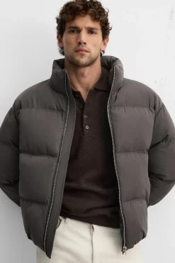 ZARA Vestuário De Inverno|Blusões^BLUSÃO ACOLCHOADO Castanho