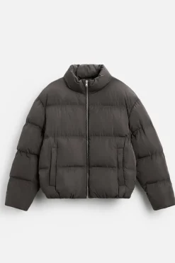 ZARA Vestuário De Inverno|Blusões^BLUSÃO ACOLCHOADO Castanho