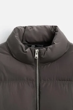 ZARA Vestuário De Inverno|Blusões^BLUSÃO ACOLCHOADO Castanho