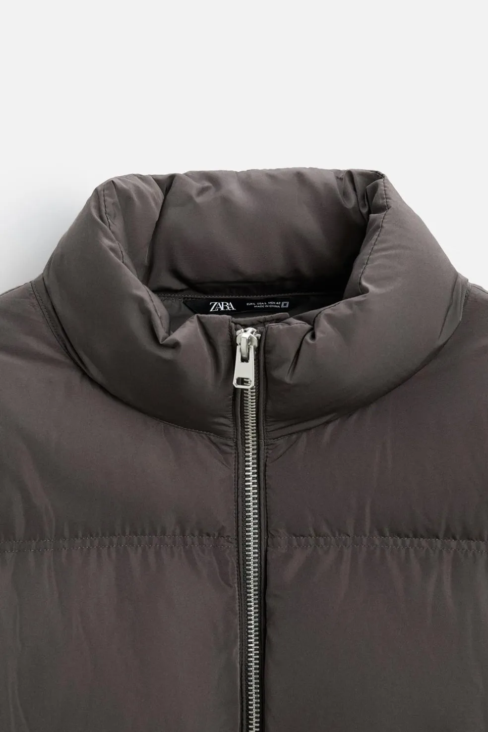 ZARA Vestuário De Inverno|Blusões^BLUSÃO ACOLCHOADO Castanho