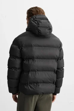 ZARA Vestuário De Inverno|Blusões^BLUSÃO ACOLCHOADO CAPUZ Preto