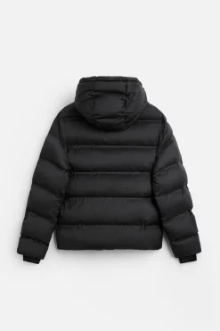 ZARA Vestuário De Inverno|Blusões^BLUSÃO ACOLCHOADO CAPUZ Preto