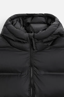 ZARA Vestuário De Inverno|Blusões^BLUSÃO ACOLCHOADO CAPUZ Preto