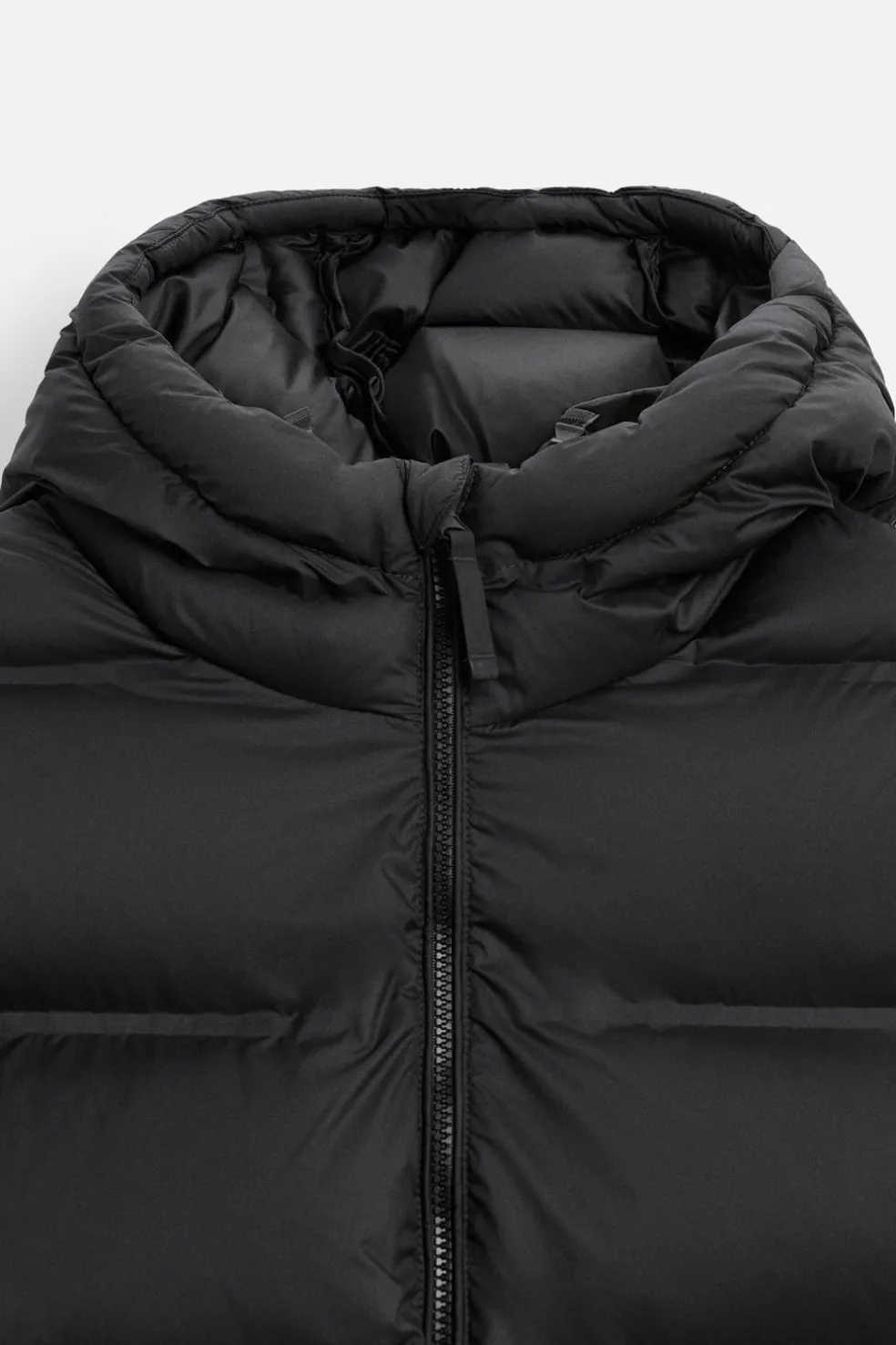 ZARA Vestuário De Inverno|Blusões^BLUSÃO ACOLCHOADO CAPUZ Preto