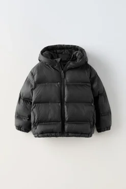 BLUSÃO ACOLCHOADO COM CAPUZ-ZARA Store