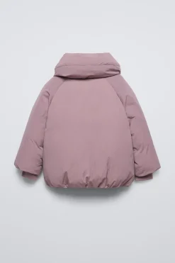 BLUSÃO ACOLCHOADO CRUZADO WATER REPELLENT-ZARA Outlet