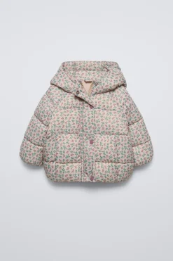 BLUSÃO ACOLCHOADO FLORES-ZARA Discount