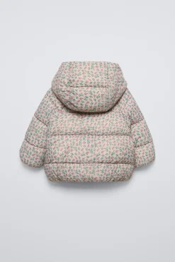 BLUSÃO ACOLCHOADO FLORES-ZARA Discount