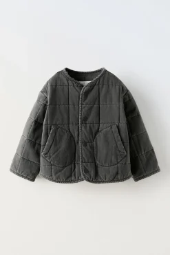 BLUSÃO ACOLCHOADO LAVADO-ZARA Outlet