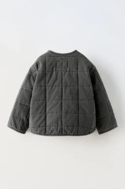 BLUSÃO ACOLCHOADO LAVADO-ZARA Outlet
