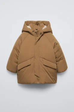 BLUSÃO ACOLCHOADO WATER REPELLENT-ZARA Online
