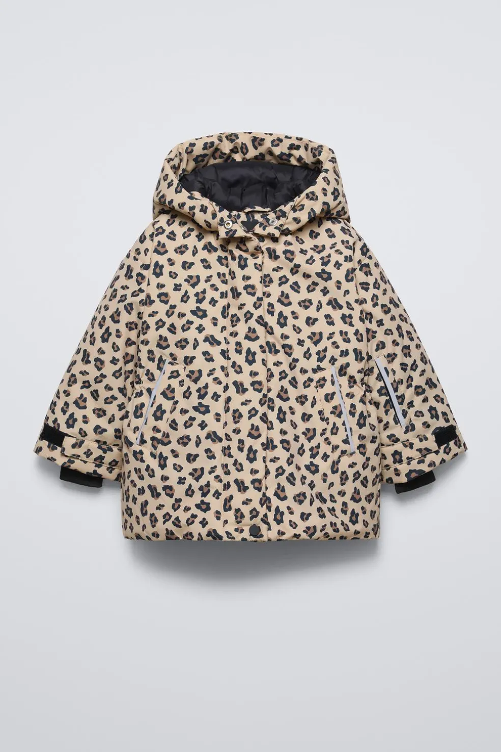 BLUSÃO ANIMAL PRINT WATER REPELLENT E WINDPROOF SKI COLLECTION-ZARA Online
