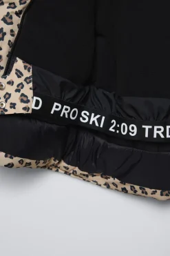 BLUSÃO ANIMAL PRINT WATER REPELLENT E WINDPROOF SKI COLLECTION-ZARA Online