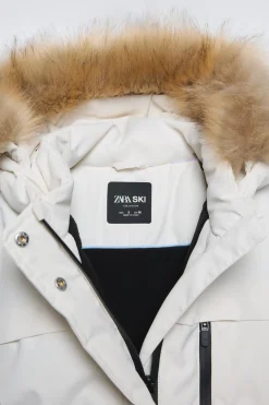 BLUSÃO COM CAPUZ COM PELO WATER REPELLENT E WINDPROOF SKI COLLECTION-ZARA Sale