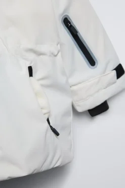 BLUSÃO COM CAPUZ COM PELO WATER REPELLENT E WINDPROOF SKI COLLECTION-ZARA Sale
