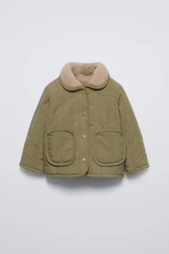 BLUSÃO COM EFEITO DE PELO ENCARACOLADO-ZARA Outlet