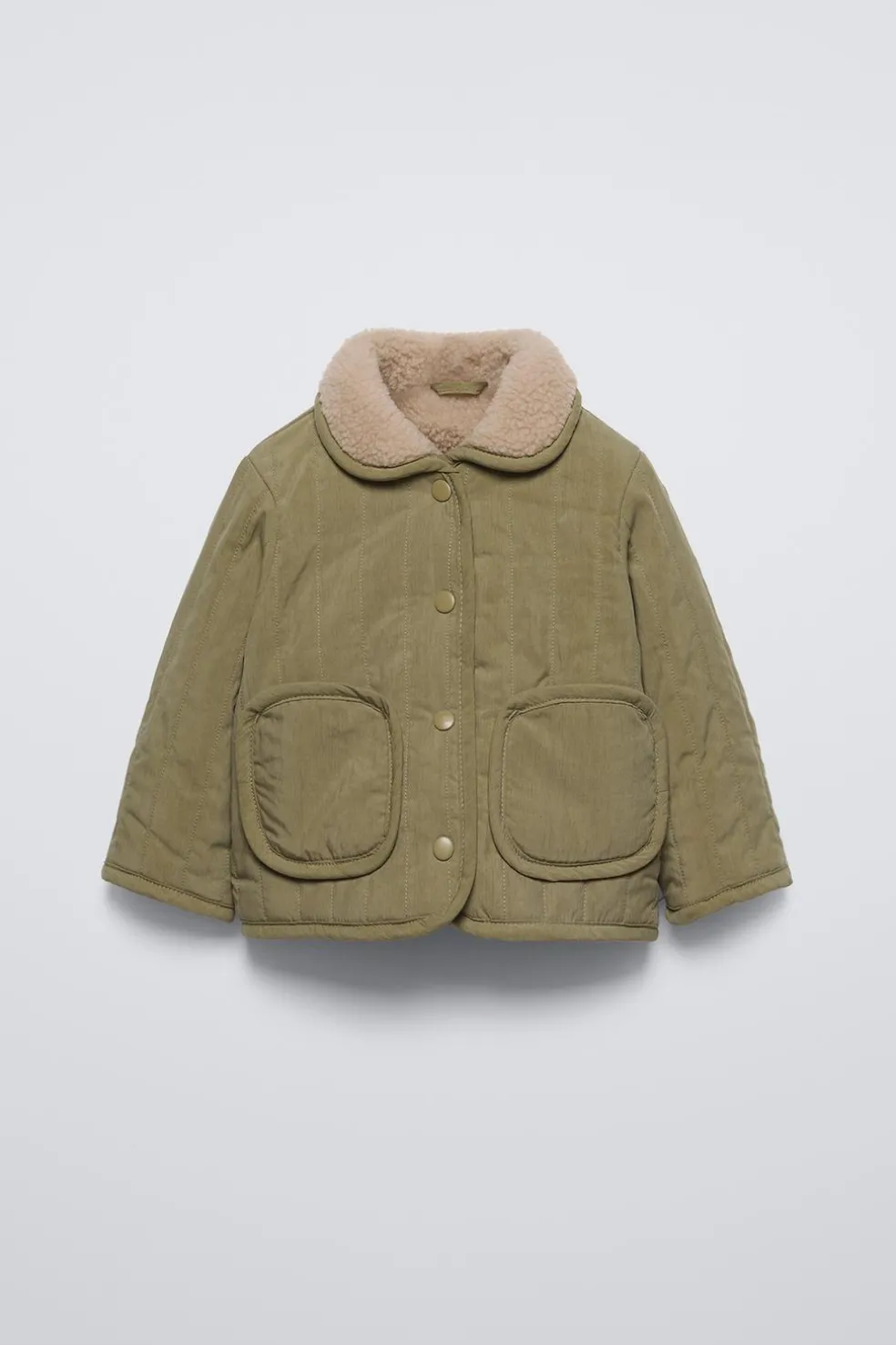 BLUSÃO COM EFEITO DE PELO ENCARACOLADO-ZARA Outlet