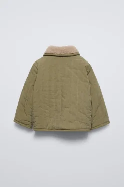 BLUSÃO COM EFEITO DE PELO ENCARACOLADO-ZARA Outlet