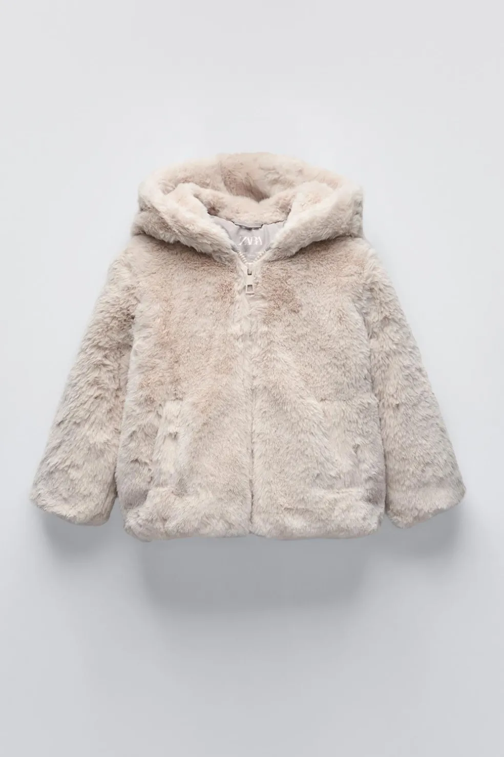 BLUSÃO COM FAUX FUR E CAPUZ-ZARA Store