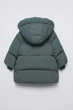 BLUSÃO DE PENAS DE PENUGEM IMPERMEÁVEL-ZARA Cheap