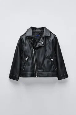 BLUSÃO EFEITO PELE-ZARA Online