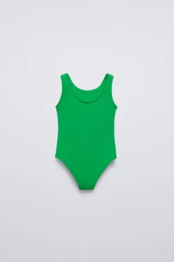 BODY COM DEBRUADOS A CONTRASTAR-ZARA Flash Sale
